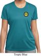 Yoga Buddha Eyes Patch Pocket Print Ladies Moisture Wicking Shirt