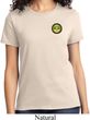 Yoga Buddha Eyes Patch Pocket Print Ladies Shirt