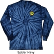 Yoga Buddha Eyes Patch Pocket Print Long Sleeve Tie Dye Shirt