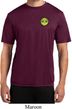 Yoga Buddha Eyes Patch Pocket Print Mens Moisture Wicking Shirt