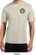 Yoga Buddha Eyes Patch Pocket Print Mens Moisture Wicking Shirt