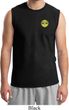 Yoga Buddha Eyes Patch Pocket Print Mens Muscle Shirt