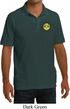 Yoga Buddha Eyes Patch Pocket Print Mens Pique Polo Shirt