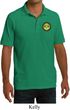 Yoga Buddha Eyes Patch Pocket Print Mens Pique Polo Shirt