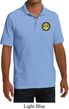 Yoga Buddha Eyes Patch Pocket Print Mens Pique Polo Shirt