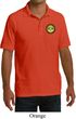Yoga Buddha Eyes Patch Pocket Print Mens Pique Polo Shirt