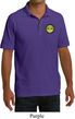 Yoga Buddha Eyes Patch Pocket Print Mens Pique Polo Shirt