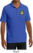 Yoga Buddha Eyes Patch Pocket Print Mens Pique Polo Shirt