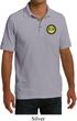 Yoga Buddha Eyes Patch Pocket Print Mens Pique Polo Shirt