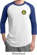Yoga Buddha Eyes Patch Pocket Print Mens Raglan Shirt