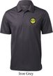 Yoga Buddha Eyes Patch Pocket Print Mens Textured Polo Shirt