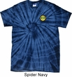 Yoga Buddha Eyes Patch Pocket Print Spider Tie Dye Shirt