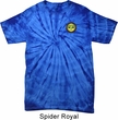 Yoga Buddha Eyes Patch Pocket Print Spider Tie Dye Shirt
