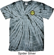Yoga Buddha Eyes Patch Pocket Print Spider Tie Dye Shirt