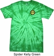 Yoga Buddha Eyes Patch Pocket Print Spider Tie Dye Shirt