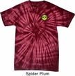 Yoga Buddha Eyes Patch Pocket Print Spider Tie Dye Shirt