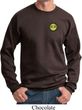 Yoga Buddha Eyes Patch Pocket Print Sweatshirt