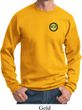 Yoga Buddha Eyes Patch Pocket Print Sweatshirt