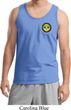 Yoga Buddha Eyes Patch Pocket Print Tank Top