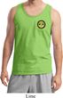 Yoga Buddha Eyes Patch Pocket Print Tank Top