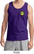 Yoga Buddha Eyes Patch Pocket Print Tank Top