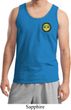Yoga Buddha Eyes Patch Pocket Print Tank Top