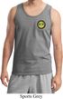 Yoga Buddha Eyes Patch Pocket Print Tank Top