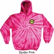 Yoga Buddha Eyes Patch Pocket Print Tie Dye Hoodie