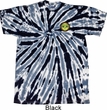 Yoga Buddha Eyes Patch Pocket Print Twist Tie Dye Shirt
