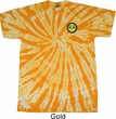Yoga Buddha Eyes Patch Pocket Print Twist Tie Dye Shirt