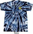 Yoga Buddha Eyes Patch Pocket Print Twist Tie Dye Shirt