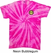 Yoga Buddha Eyes Patch Pocket Print Twist Tie Dye Shirt