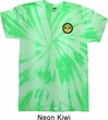 Yoga Buddha Eyes Patch Pocket Print Twist Tie Dye Shirt
