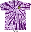 Yoga Buddha Eyes Patch Pocket Print Twist Tie Dye Shirt