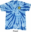 Yoga Buddha Eyes Patch Pocket Print Twist Tie Dye Shirt
