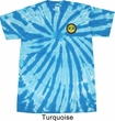 Yoga Buddha Eyes Patch Pocket Print Twist Tie Dye Shirt