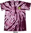 Yoga Buddha Eyes Patch Pocket Print Twist Tie Dye Shirt
