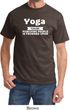 Yoga Cause Punching People is Frowned Upon Adult Shirt