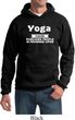 Yoga Cause Punching People is Frowned Upon Hoodie