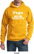 Yoga Cause Punching People is Frowned Upon Hoodie