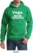 Yoga Cause Punching People is Frowned Upon Hoodie