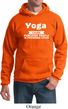 Yoga Cause Punching People is Frowned Upon Hoodie