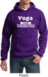 Yoga Cause Punching People is Frowned Upon Hoodie