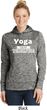 Yoga Cause Punching People is Frowned Upon Ladies Dry Wicking Hoodie