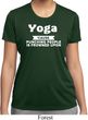 Yoga Cause Punching People is Frowned Upon Ladies Dry Wicking Shirt