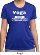 Yoga Cause Punching People is Frowned Upon Ladies Dry Wicking Shirt