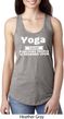 Yoga Cause Punching People is Frowned Upon Ladies Ideal Tank Top
