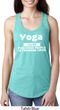 Yoga Cause Punching People is Frowned Upon Ladies Ideal Tank Top