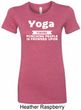 Yoga Cause Punching People is Frowned Upon Ladies Longer Length Shirt