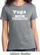 Yoga Cause Punching People is Frowned Upon Ladies Shirt